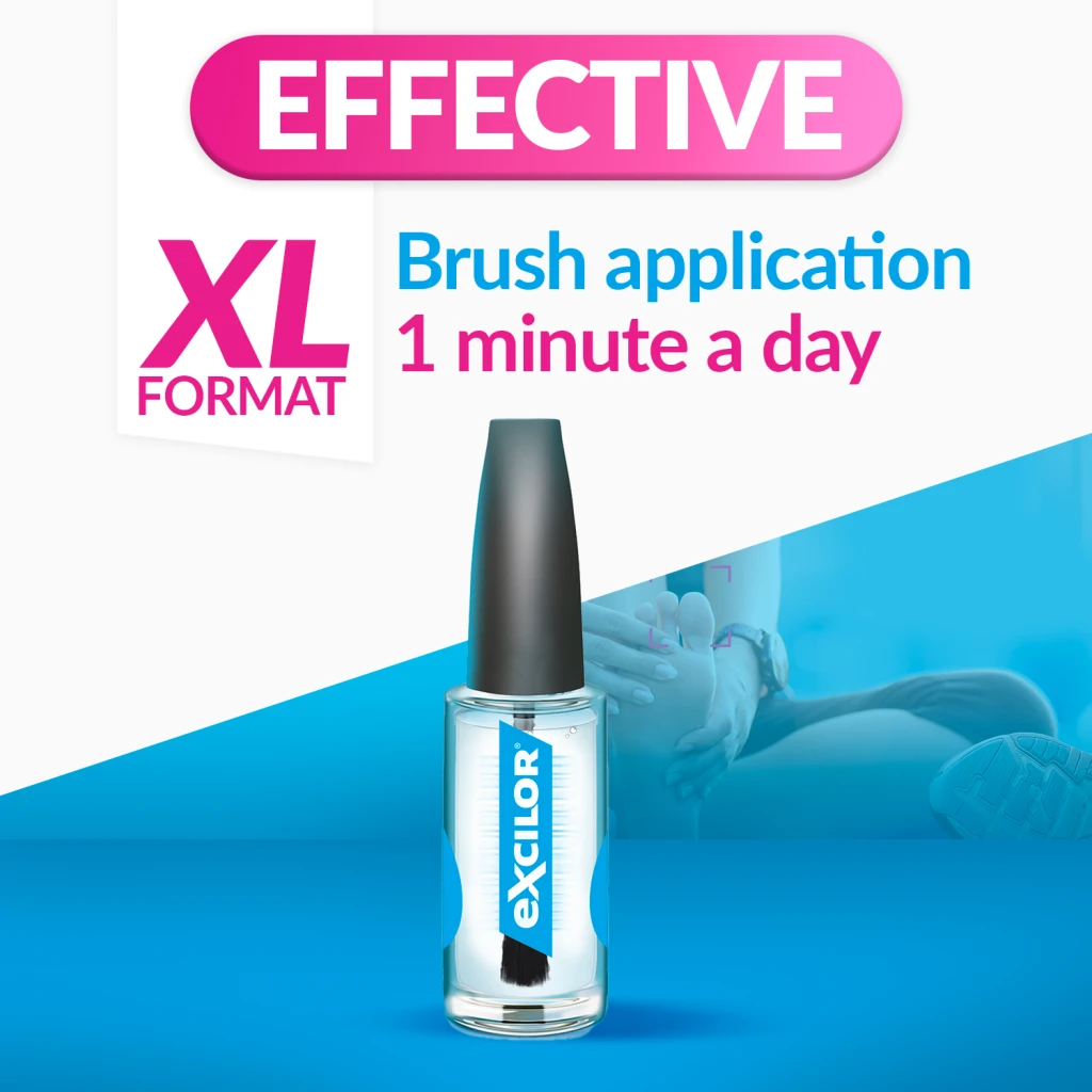Excilor Nail Fungus Solution XL, Effective Brush Treatment